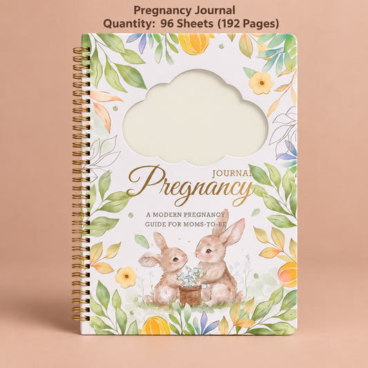 Pregnancy Journal & Planner for Moms-to-Be – 192-Page Guided Pregnancy Memory Book