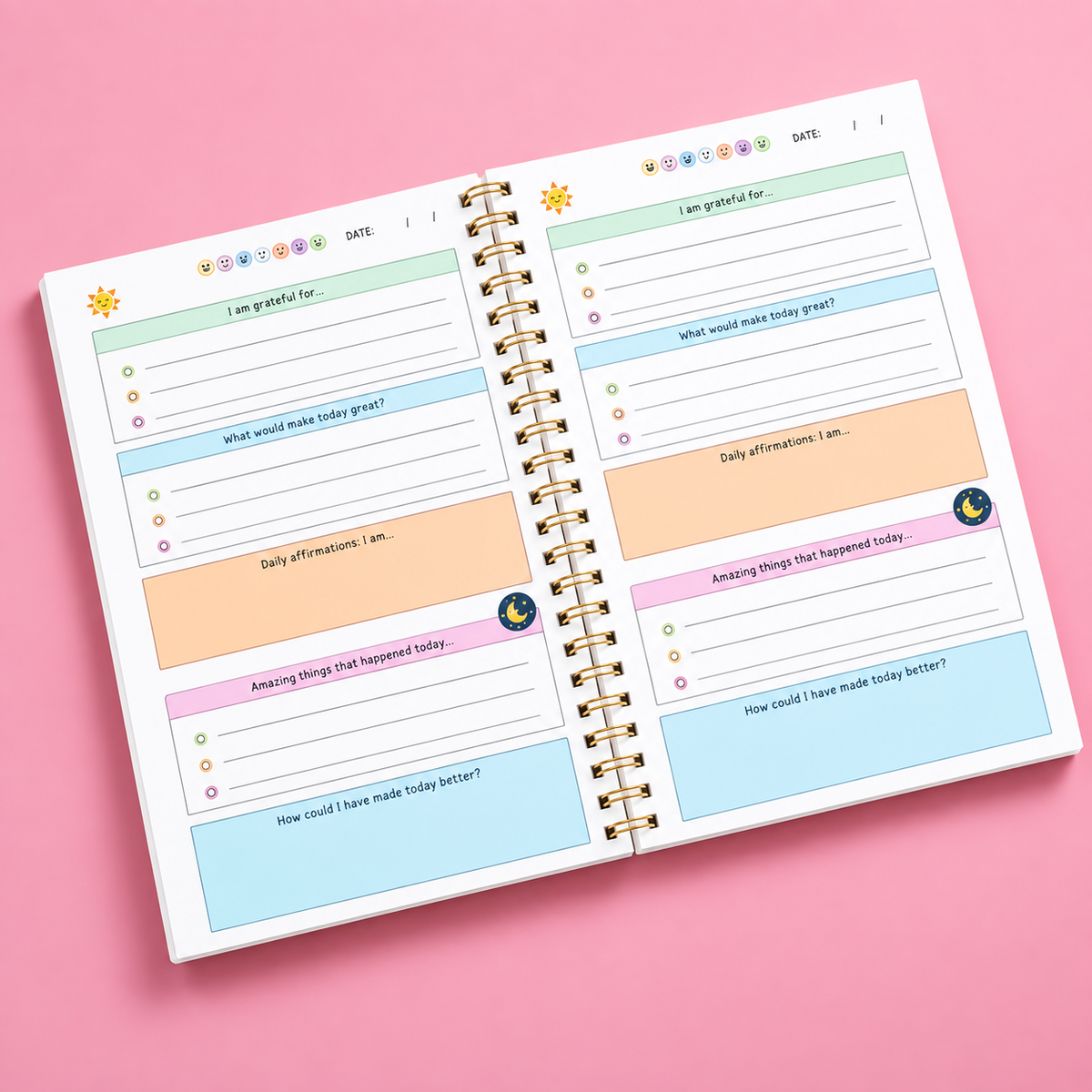 5-Minute Gratitude Journal for Kids – Daily Positivity & Mindfulness