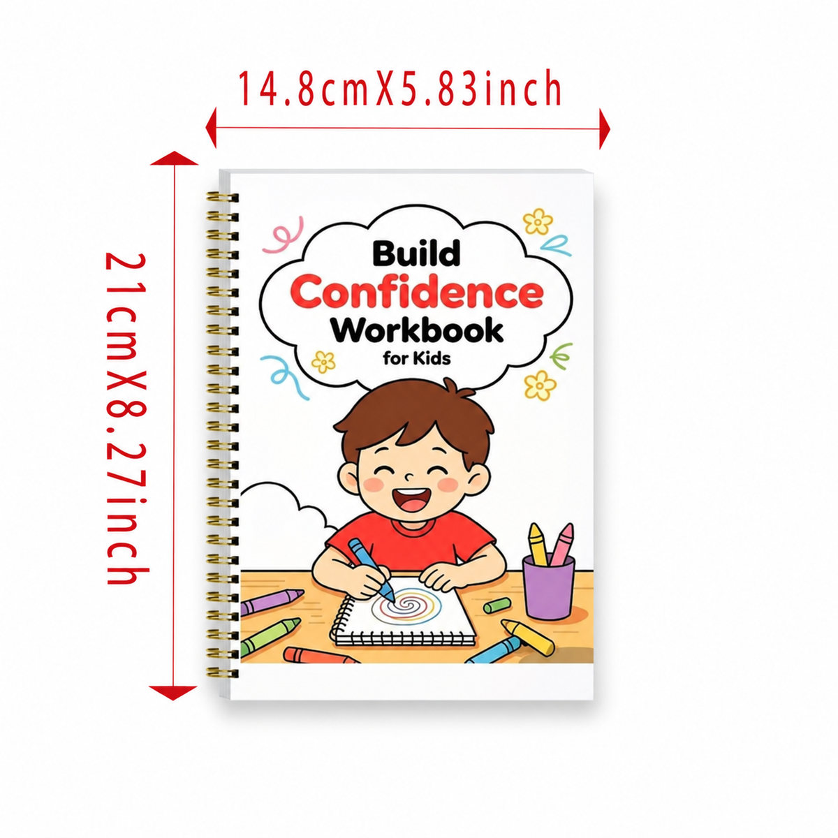 Build Confidence Workbook for Kids – Positive Affirmations & Self-Esteem Activities