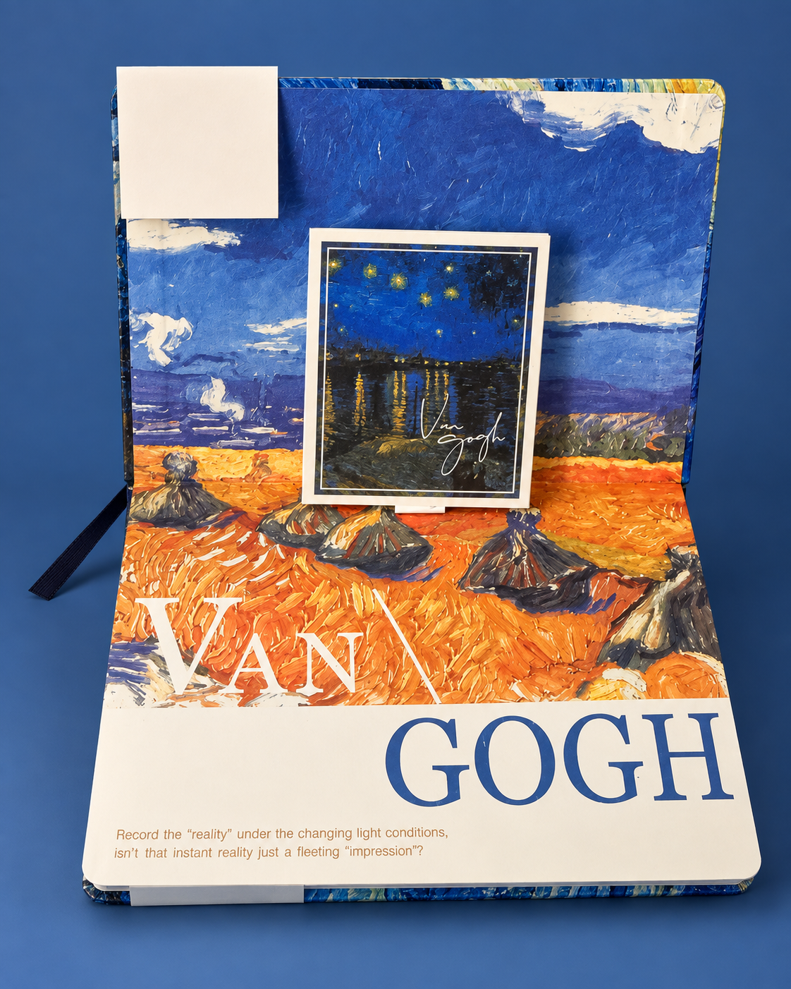 Van Gogh Art Journal – Illustrated Lined & Grid Notebook