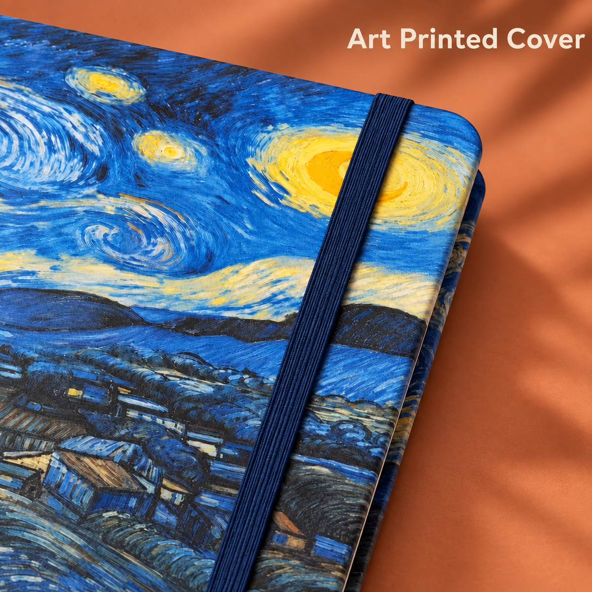 Starry Night Over the Rhône Art Journal – Hardcover Lined Notebook