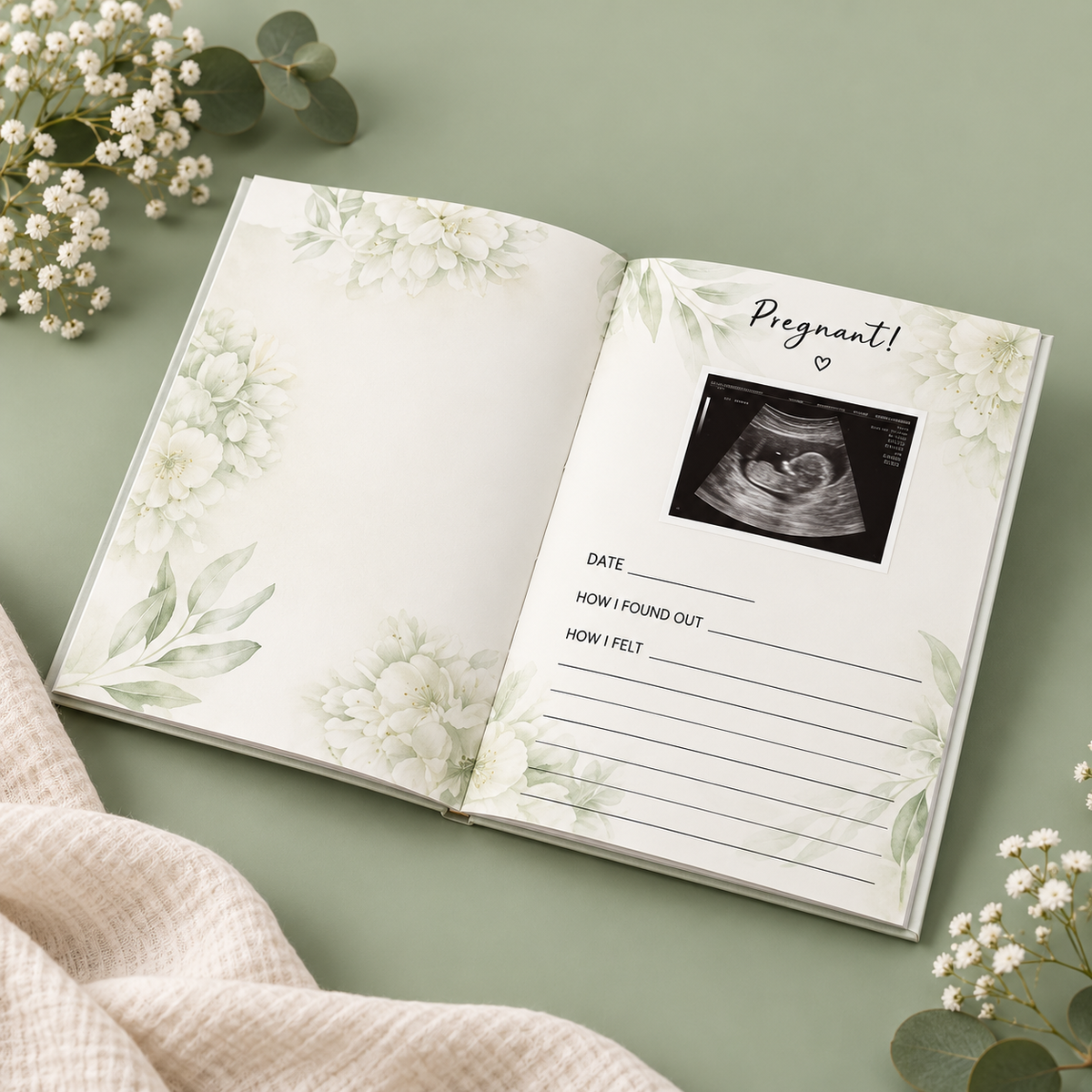 Pregnancy Journal for First-Time Moms – A5 Memory & Milestone Book