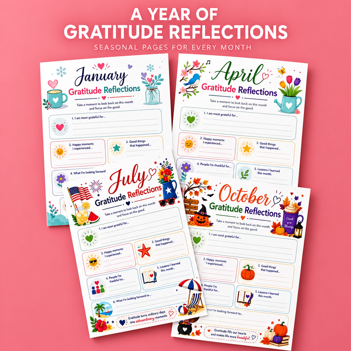 2027 Gratitude Journal – Guided Daily Mindfulness & Self-Care Journal for Kids, Teens & Adults