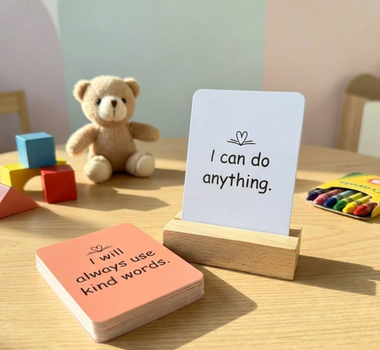 30-Piece Mini Affirmation Cards for Kids – Positive Motivation + Back-to-School Gift Set