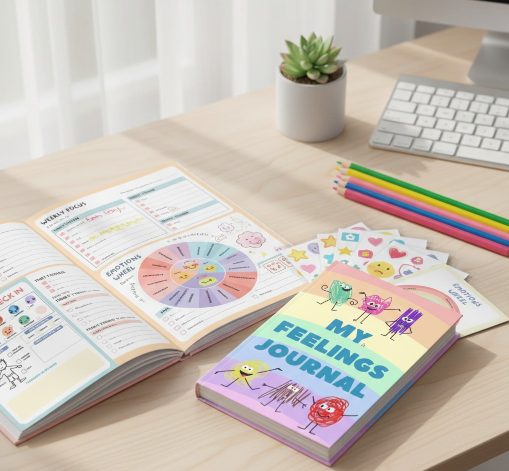 A5 Emotions Journal – Managing Feelings & Coping Strategies Workbook